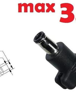 Dc кабель для блока питания 5.5x3.0 or 5.0x3.0mm (+pin) (3.5a) (1.2m) (b class) 1 день гар.