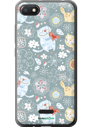 Чехол на xiaomi redmi 6a котята v3 "1223u-1531-8094", чехол для телефона