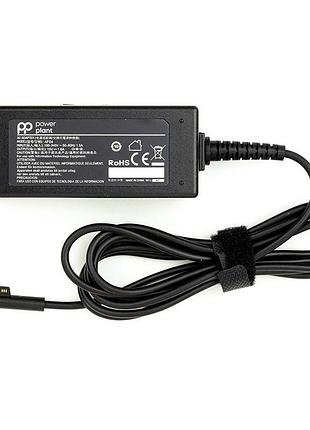 Блок питания для ноутбуков powerplant microsoft 220v, 15v 24w 1.6a (ms4)