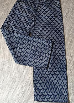 Широкі джинси adidas originals denim loose monogram (оригінал)