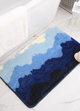 Коврик для ванной комнаты и душа bathlux 40х60 антискользящий, мягкий, водопоглощающий