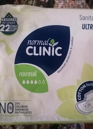 Женские гигиенические прокладки "normal clinik", 4 капли