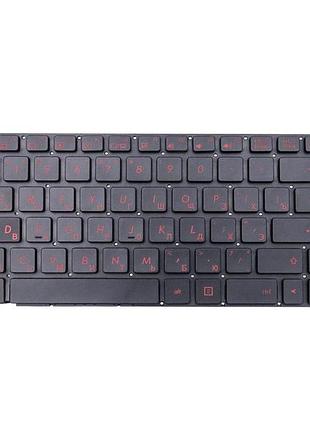 Клавіатура для ноутбука asus gl752, gl752v, gl752vl, gl752vw, gl752vwm підсвітка