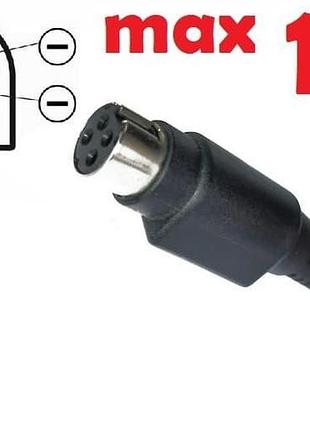 Dc кабель до блоку живлення 4hole (10a) (1.2m) (a class) 1 день гар.