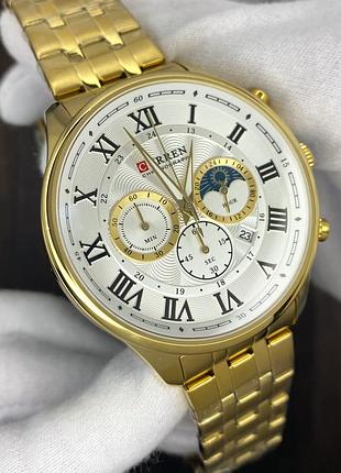Наручные часы curren 8427 gold-white 5