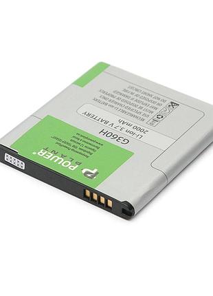 Акумулятор powerplant samsung galaxy core prime (eb-bg360bbe) 2000mah