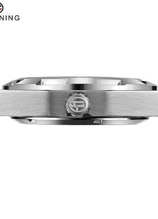Наручные часы forsining 8264 silver-black 4