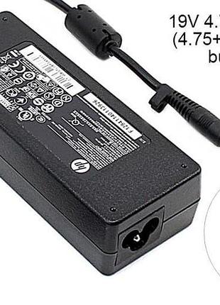 Блок живлення до ноутбука hp 19v 4.74a 90w 4.8x1.7 (4.75+4.2)x1.6mm (bullet) (оригінал) 1 день гар.