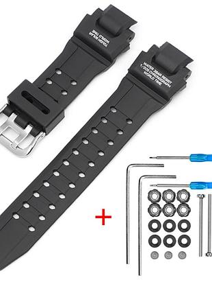 Ремешок для casio g-shock ga-1000 black si, ремешки для часов