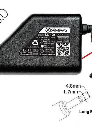 Блок живлення до ноутбука hp 19.5v 2.31a 45w 4.8x1.7mm (long black) (kolega-power (авто)) 12 міс.гар.