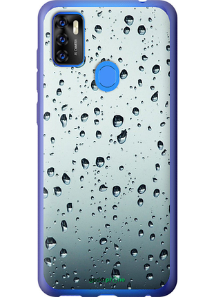 Чехол на zte blade a7s 2020 стекло в каплях "848u-2454-8094", чехол для телефона