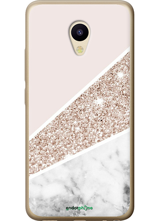 Чехол на meizu m5 пастельный мрамор "4342u-420-8094", чехол для телефона