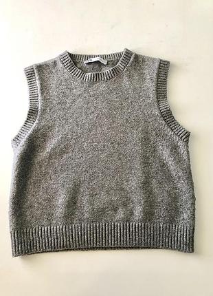 Вʼязана жилетка zara