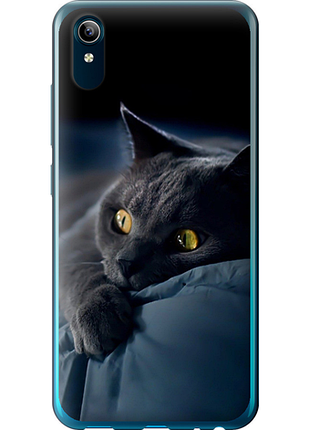 Чохол на vivo y91c димчастий кіт "825u-1762-851"
