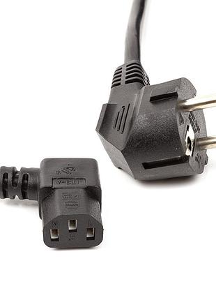 Кабель живлення powerplant cu 3x1.5мм2, 2м, кутовий
