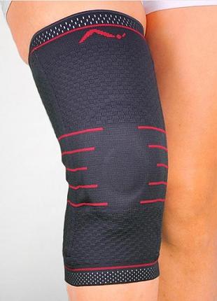 Бандаж на коліно з пластиковими ребрами orthopoint ref-702 трикотажний еластичний наколінник розмір m