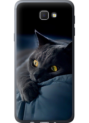 Чехол на samsung galaxy j5 prime дымчатый кот "825u-465-851"