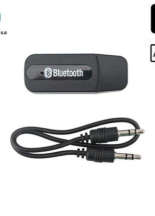Адаптер блютуз у машину music receiver aux bt5.0 a2dp блютуз-ресивер автомобільний, аукс блютуз у машину