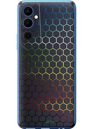 Чехол на tecno pova neo 2 lg6n переливающиеся соты "498u-2968-8094", чехол для телефона