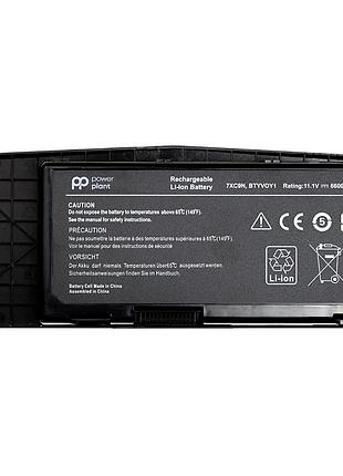 Аккумулятор powerplant для ноутбуков dell alienware btyvoy1 (7xc9n) 11.1v 6600mah