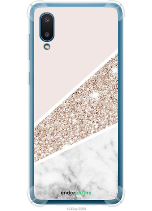 Чехол на samsung galaxy a02 a022g пастельный мрамор "4342sp-2260-8094", чехол для телефона