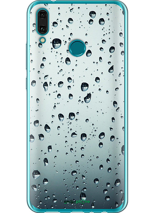 Чехол на huawei y9 2019 стекло в каплях "848u-1602-8094"