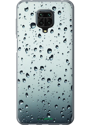 Чехол на xiaomi redmi note 9s стекло в каплях "848u-2029-8094"