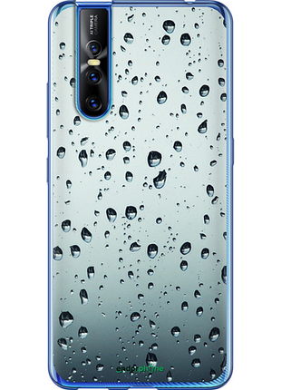 Чехол на vivo v15 pro стекло в каплях "848u-1763-8094", чехол для телефона
