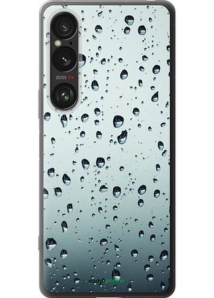 Чехол на sony xperia 1 vi стекло в каплях "848u-3975-8094", чехол для телефона