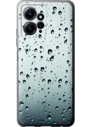 Чехол на xiaomi redmi note 12 4g стекло в каплях "848u-3021-8094", чехол для телефона
