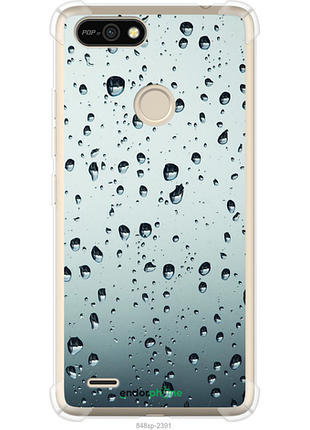 Чехол на tecno pop 2f b1f стекло в каплях "848sp-2391-8094", чехол для телефона