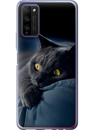 Чохол на huawei honor 30 lite димчастий кіт "825u-2074-851"