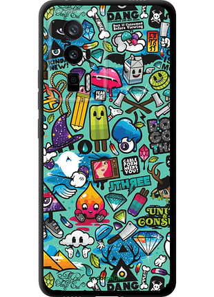 Чохол на xiaomi redmi k60 стикер бомбінг 1 "693b-2973-8094"