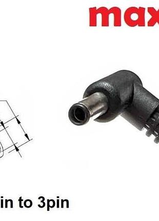 Dc кабель для блока питания 4.5x3.0(2.7)mm (+pin) (5a) (1.2m) (a class) 1 день гар.