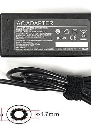 Блок питания для ноутбуков powerplant hp 220v, 19v 40w 2.1a (4.0*1.7)