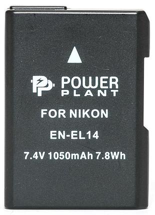Акумулятор powerplant nikon en-el14 chip 1050mah