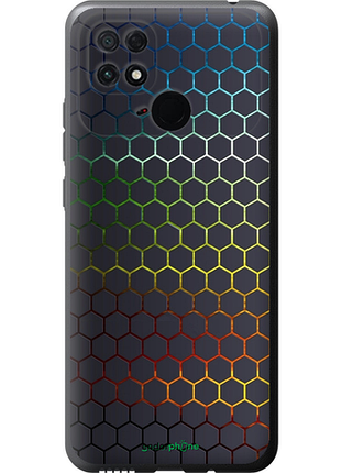 Чехол на xiaomi poco c40 переливающиеся соты "498u-2701-8094", чехол для телефона