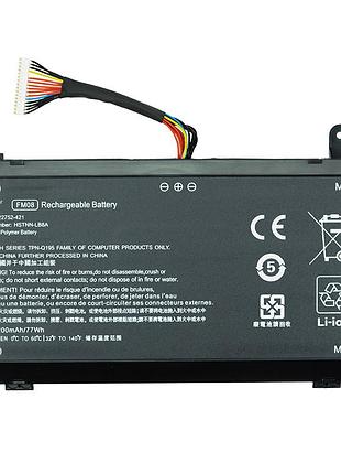 Аккумулятор powerplant для ноутбуков hp omen 17 (fm08) 14.8v 5200mah