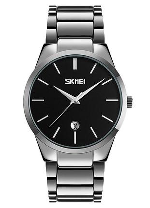 Наручний годинник skmei 9140sibk silver-black