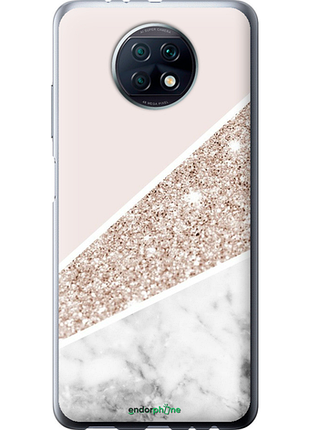 Чехол на xiaomi redmi note 9t пастельный мрамор "4342u-2261-8094", чехол для телефона