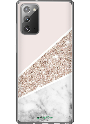 Чехол на samsung galaxy note 20 пастельный мрамор "4342u-2036-8094", чехол для телефона
