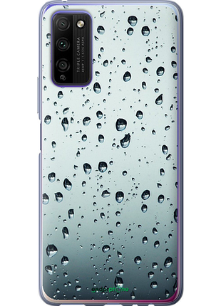 Чехол на huawei honor 30 lite стекло в каплях "848u-2074-8094", чехол для телефона