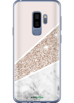 Чехол на samsung galaxy s9 plus пастельный мрамор "4342u-1365-8094", чехол для телефона