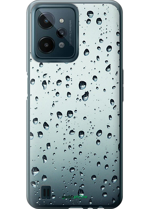 Чехол на realme c31 стекло в каплях "848u-2593-8094", чехол для телефона