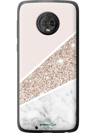 Чехол на motorola moto g6 пастельный мрамор "4342u-982-8094", чехол для телефона