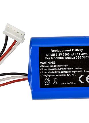 Акумулятор powerplant для пилососу irobot braava 380 (4409709) 7.2v 2000mah
