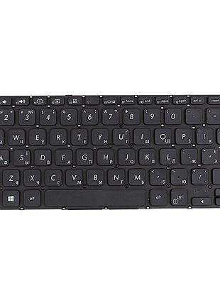 Клавиатура для ноутбука asus vivobook 14 a412fa черная, без фрейма