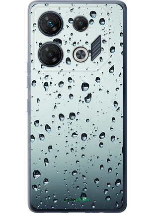 Чехол на infinix gt 10 pro стекло в каплях "848u-3172-8094", чехол для телефона