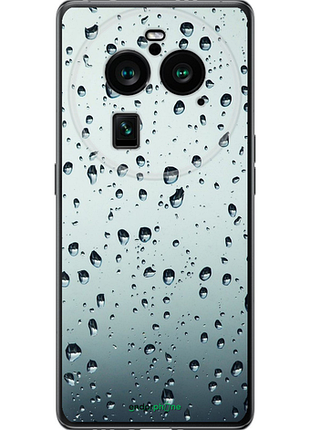 Чехол на oppo find x6 pro стекло в каплях "848u-3041-8094"