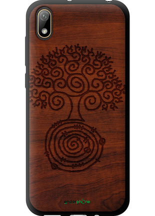 Чехол на huawei y5 2019 узор дерева "4119b-1695-8094", чехол для телефона